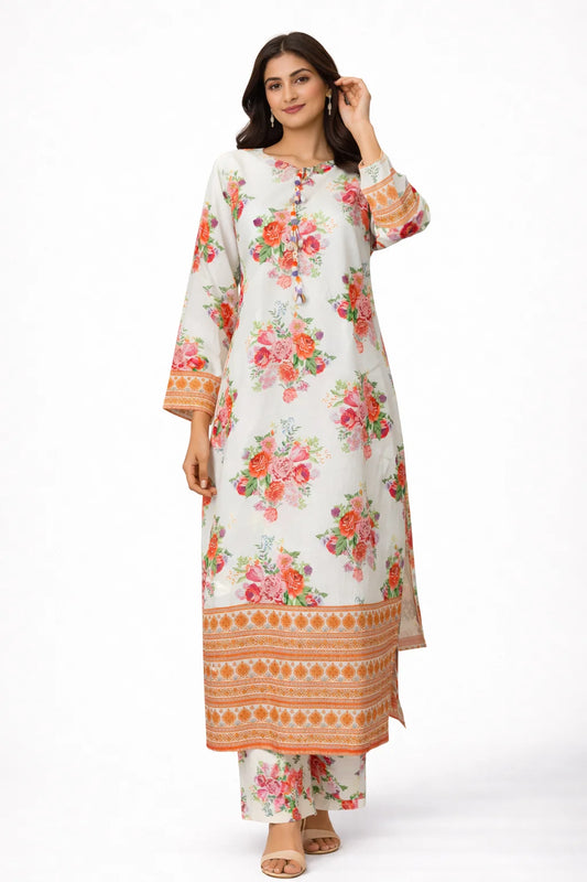Printed | Linen 2-Piece